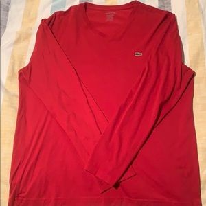 Lacoste Long Sleeve V-neck